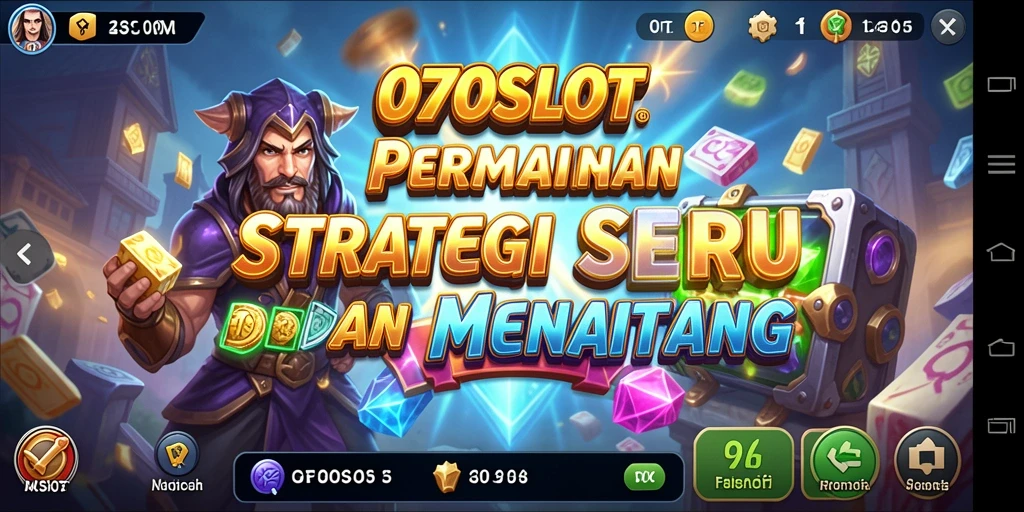 Tampilan gameplay 070SLOT yang penuh strategi dan tantangan.