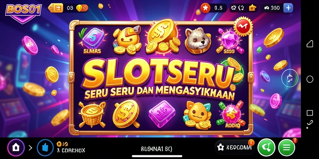 Screenshot menunjukkan gameplay Slot BOS01 yang mendebarkan.