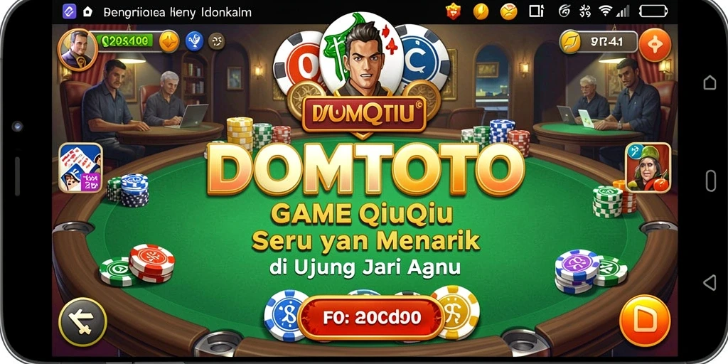 Tampilan gameplay menarik dari game QiuQiu DOMTOTO.
