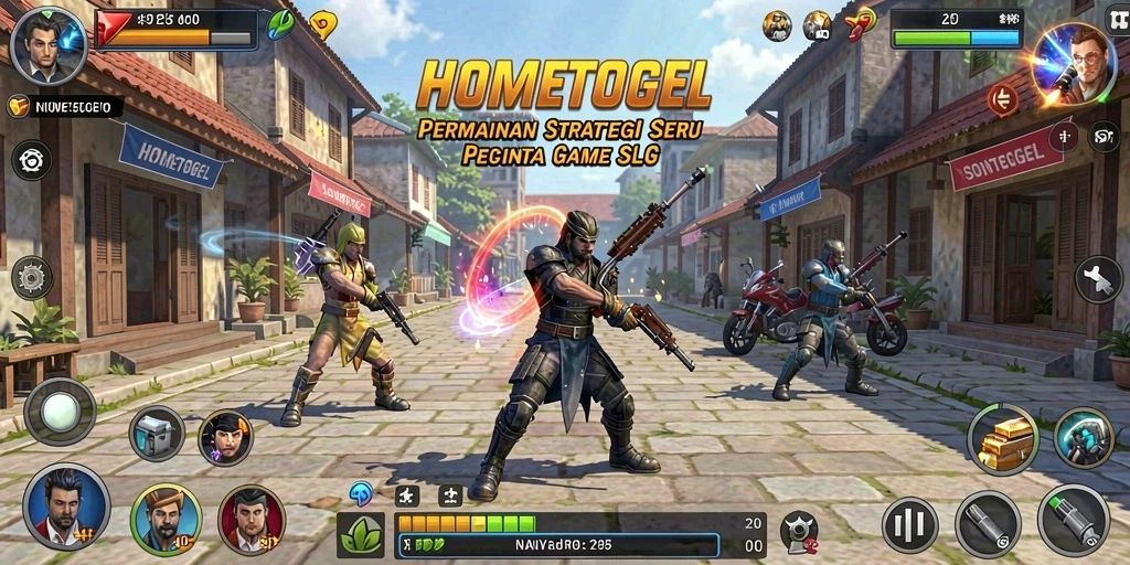Tampilan gameplay menarik dari HOMETOGEL yang seru dan menantang.