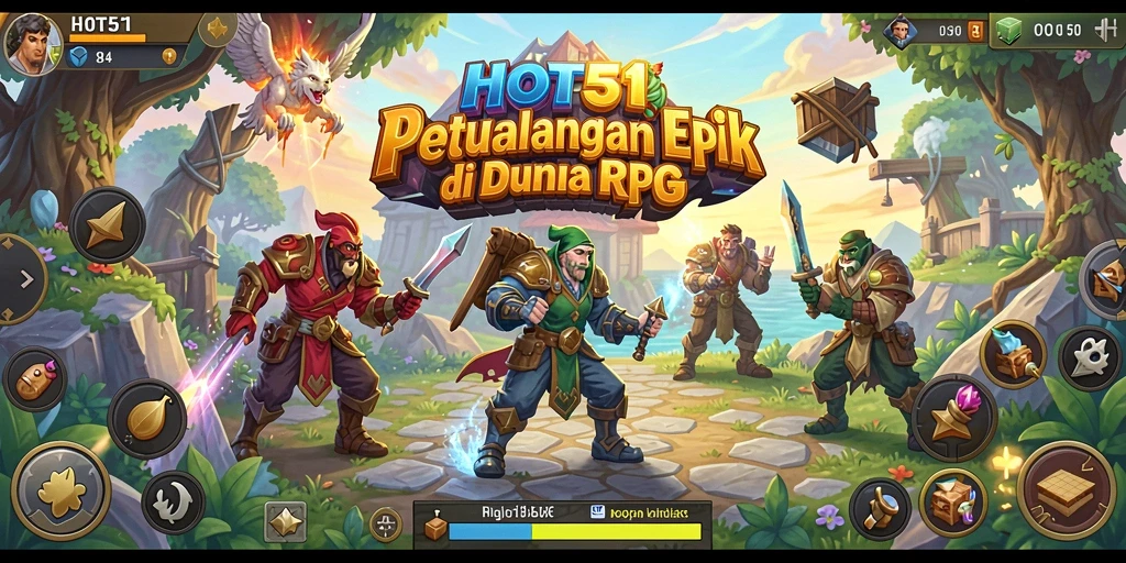Gambaran gameplay HOT51 yang menarik dan penuh aksi RPG.
