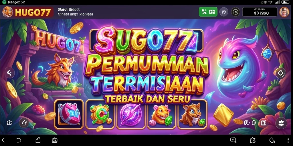 Gameplay HUGO77 yang seru dan mengasyikkan dalam permainan slot.