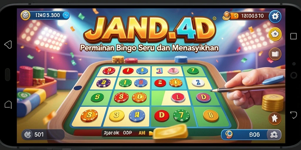 Screenshot gameplay JANDA4D yang menunjukkan momen seru bermain Bingo.