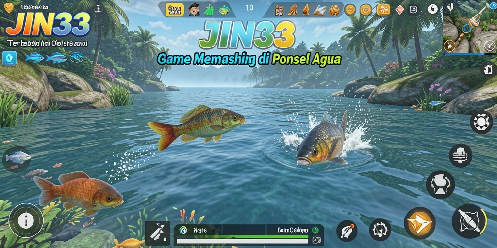 Screenshot utama JIN33 menampilkan aksi memancing yang seru dan menakjubkan.
