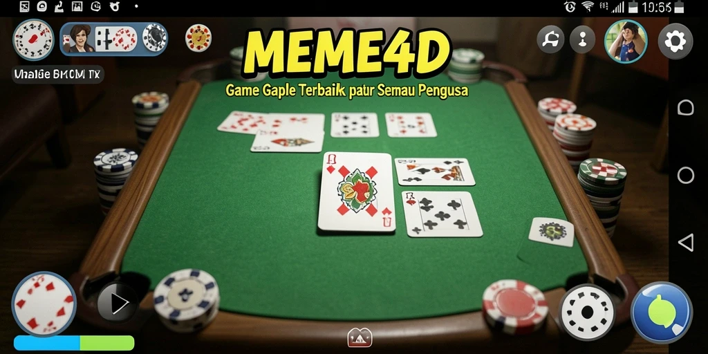 Tampilan gameplay seru dan interaktif di MEME4D.