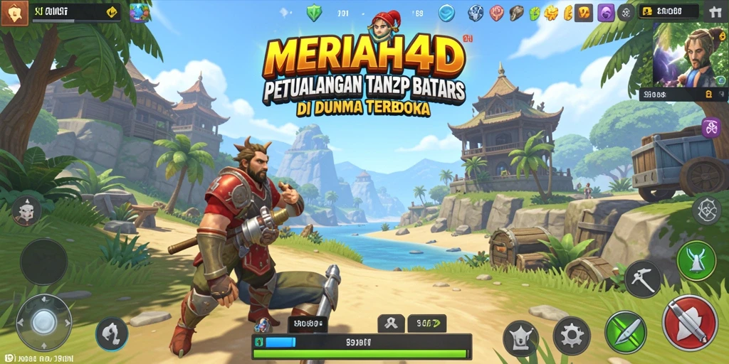 Tangkapan layar menunjukkan gameplay yang seru di dunia terbuka.