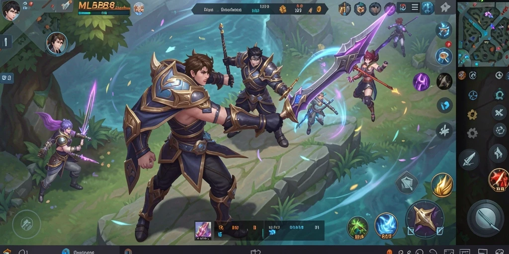 Tampilan gameplay seru di MLBB8 dengan eksplorasi dan interaksi mendalam.