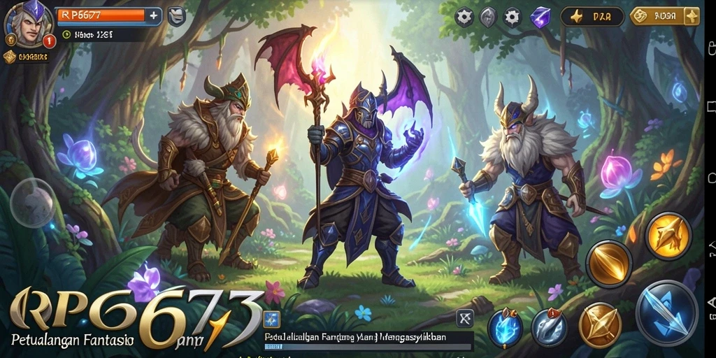 Tampilan gameplay RP6677 yang menakjubkan dan penuh aksi.