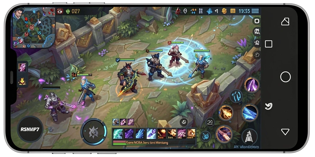 Tampilan gameplay RSNVIP7 yang seru dan dinamis